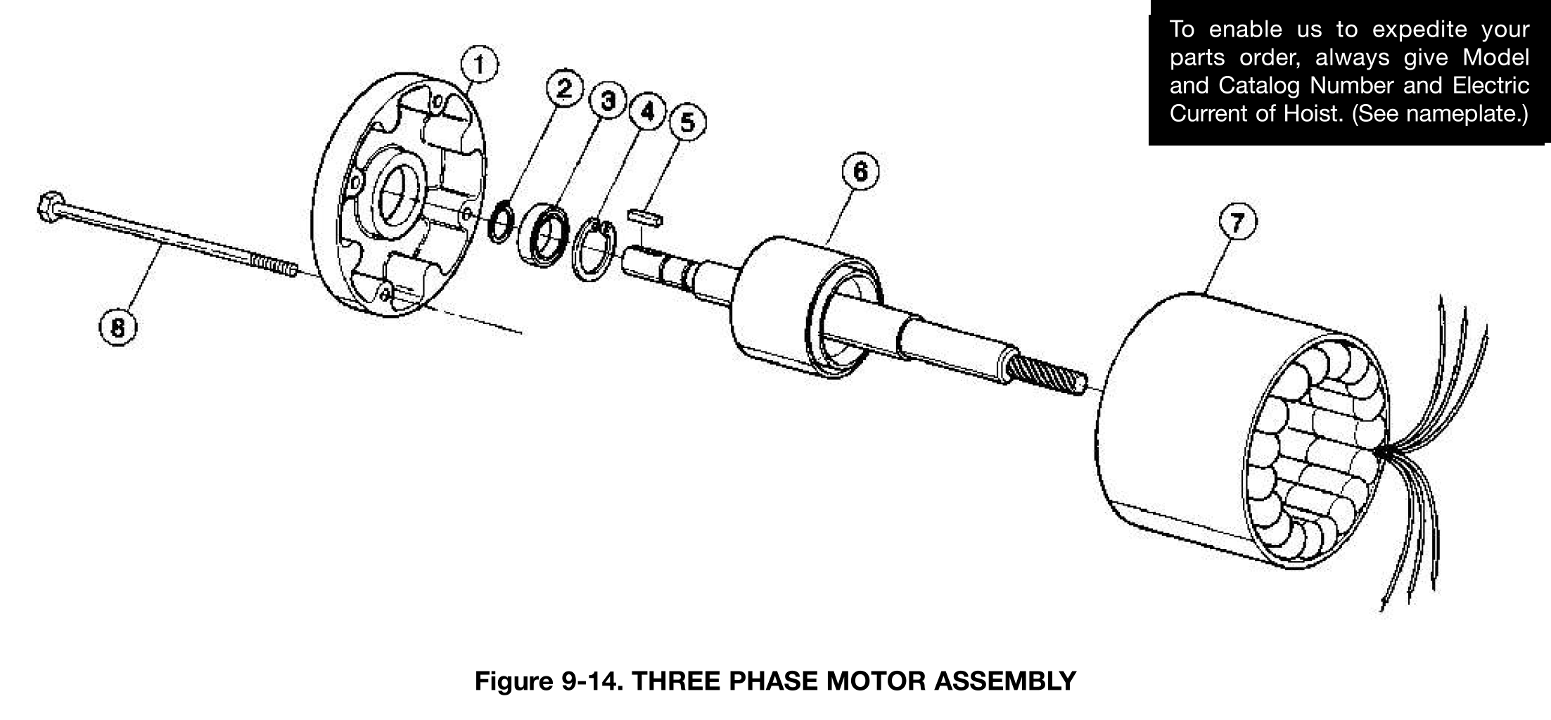 figure9-14-three-phase-motor-assy-otsego-crane-hoist